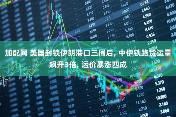 加配网 美国封锁伊朗港口三周后, 中伊铁路货运量飙升3倍, 运价暴涨四成